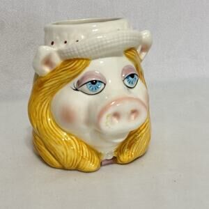 Vintage Miss Piggy Mug Coffee Cup Jim Henson Muppets Sigma Taste Setter Ceramic